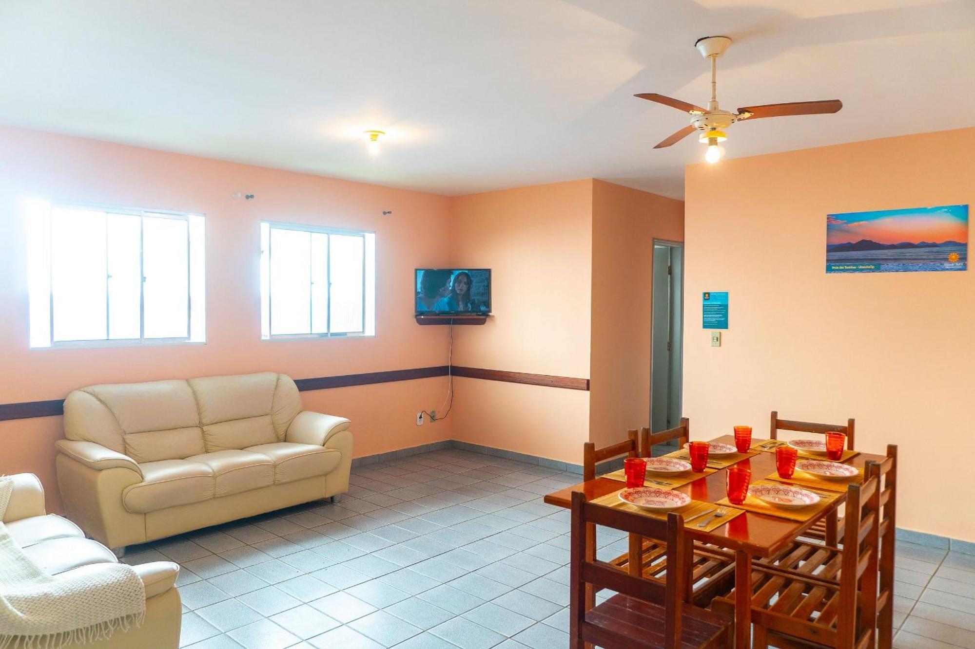 Apartamentos Incriveis Primeira Quadra Mar Wifi أوباتوبا المظهر الخارجي الصورة